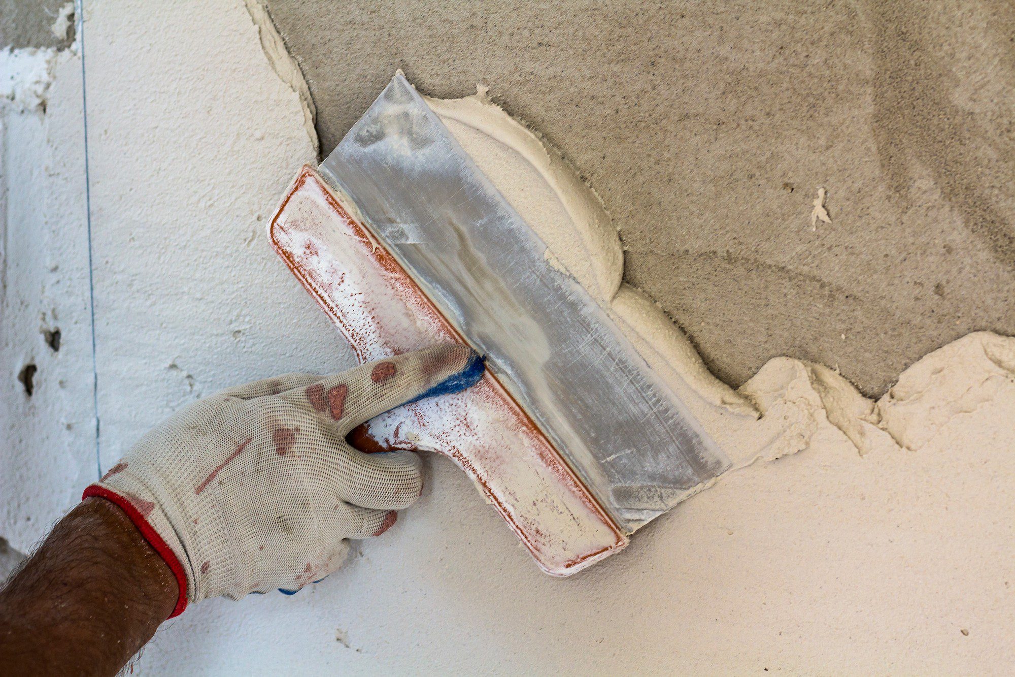 Renovation Workers Hand Plastering The Wall 2023 05 23 01 45 45 Utc